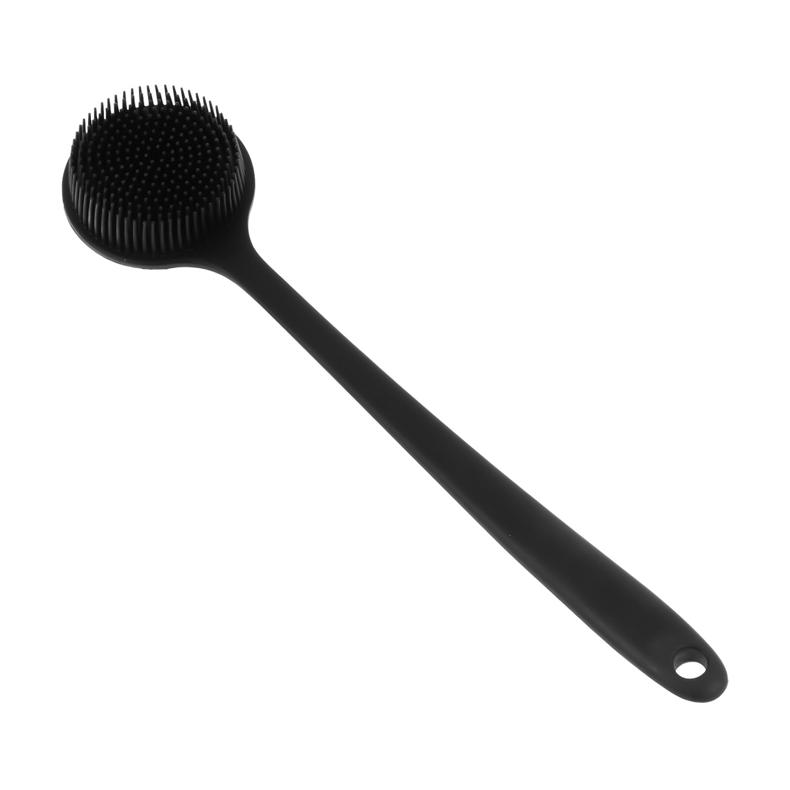 Kichvoe Spazzola Corpo in Silicone con Manico per Doccia e Bagno, Esfoliante e Rimuove Tossine, per Schiena e Spalle Durante la Doccia