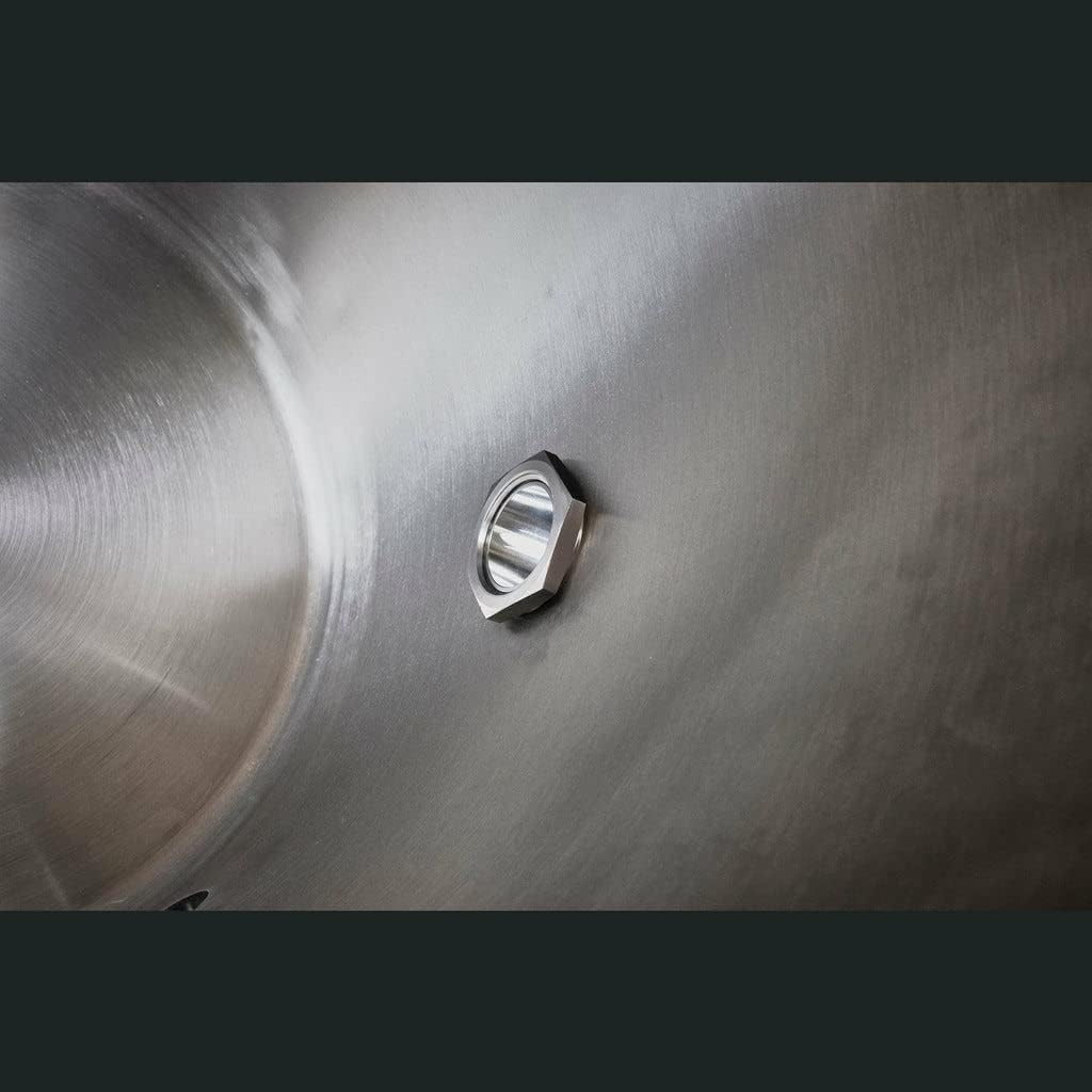 1.5" Tri-Clamp Bulkhead Adapter - Weldless Bulkhead Compression Fitting - 304 Stainless Steel, Heavy-Duty Homebrew Kettle Bulkhead Connector