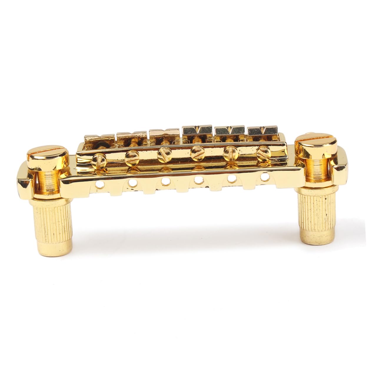 Sosoport Ga107 Roller Saddle Style Electric Guitar Bridge Premium Quality Guitar Tailpiece