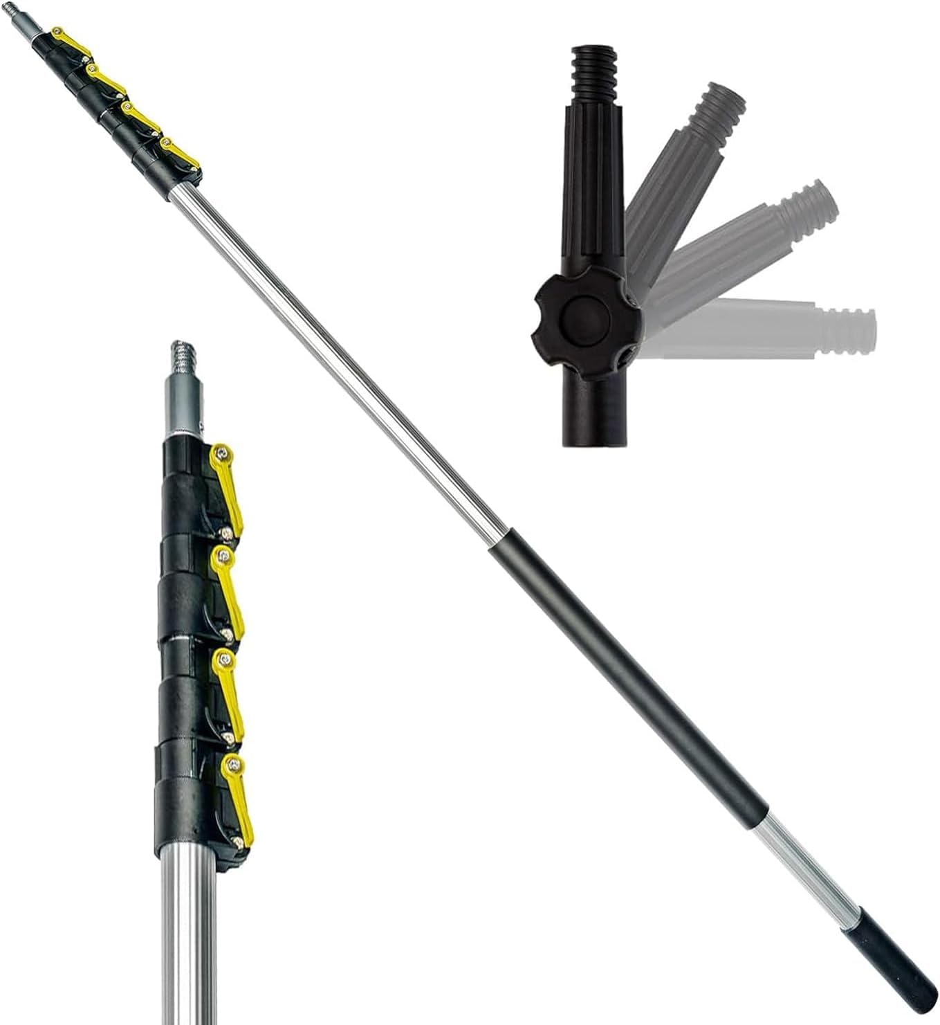 DOCAZOO Extension Telescoping Pole 7-28 Ft