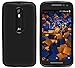 Produktbild mumbi Hülle kompatibel mit Motorola Moto G3 Handy Case Handyhülle, schwarz