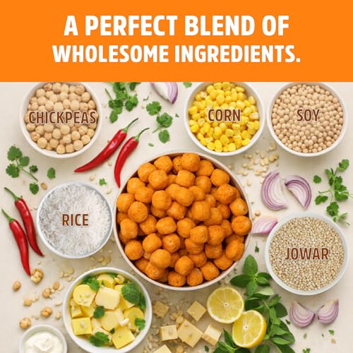 Image of Taali Protein Puffs Snacks - Cheese & Herbs |Tasty Healthy Snacks |Gluten Free Snacks with 100% Plant Protein,100% Vegetarian | No Trans Fat, No Cholesterol, Roasted Not Fried (Pack of 4 x 74 gms)