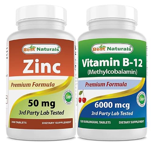 Zinc Gluconate 50Mg & Vitamin B12 6000 Mcg #TOP8