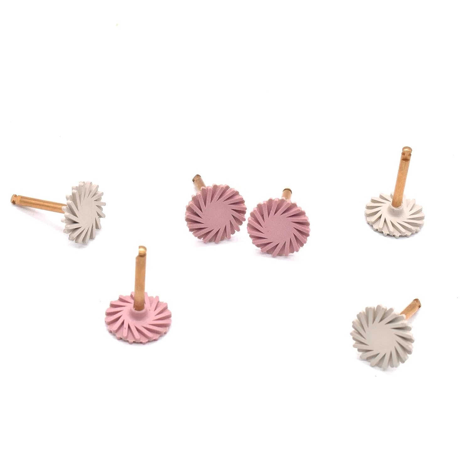 Dental Composite Resin Polishing P2 Disc Wheel Kit RA 14mm Spiral Polishing Set 2 Step Diamond Impregnated Polishing System Dentisit Tools