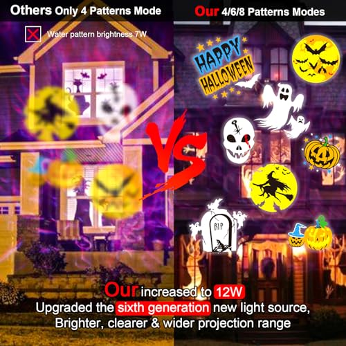 Shedaled Z3-13010425520921 Halloween Projector Lights Outdoor 2024 Upgraded thumb #4