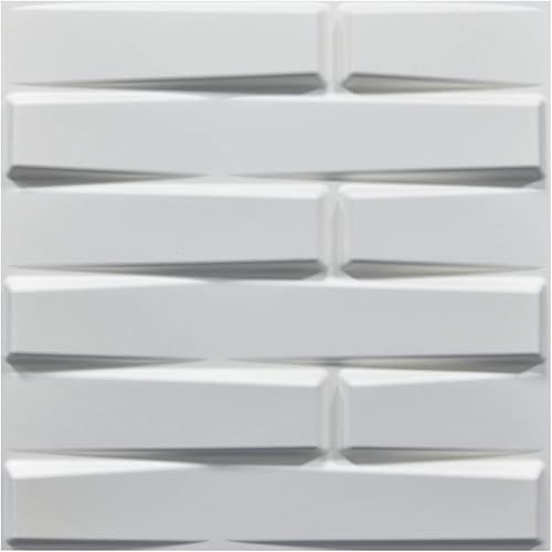 Paneles decorativos para pared 3D de Art3d PVC fibra vegetalbambú Blanco disponible en Yaxa Colombia
