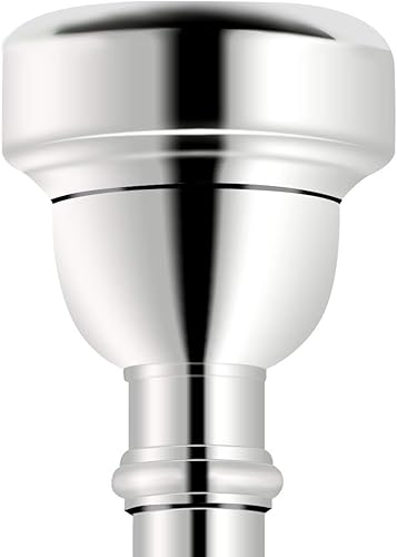 Miniatura 6 de EastRock Boquilla de trompeta 3C chapada en plata Boquilla de trompeta Bb Accesorios de instrumentos de trompeta embalados al vacío