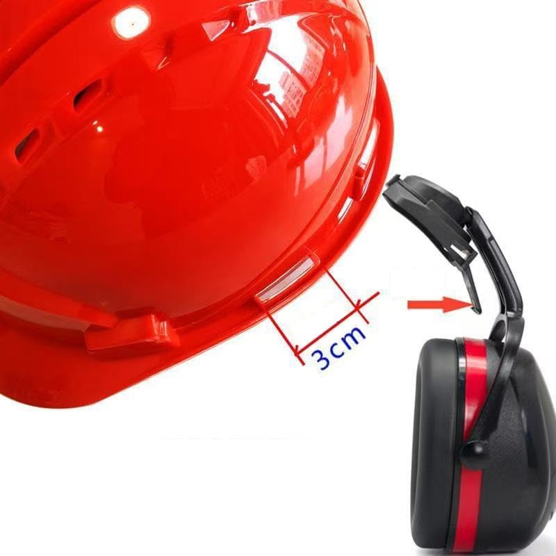 Professional Hard Hat Ear Muffs Noise Reduction Safety Helmet Mount Design Industrial Hearing Protection