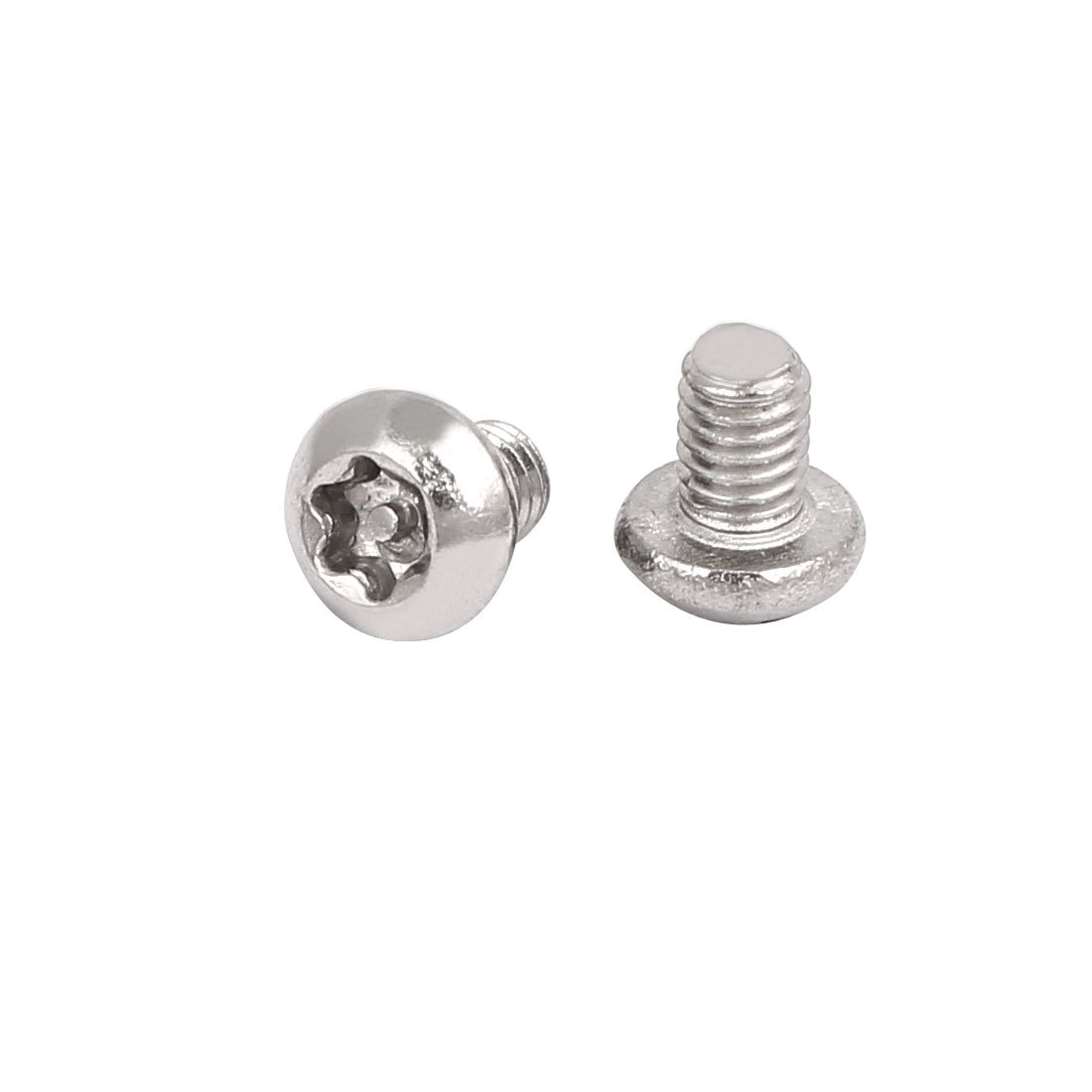 Lot De 30 Vis Inviolables Torx M4x14mm - Acier Inox 304, Tête Bouton, Uxcell