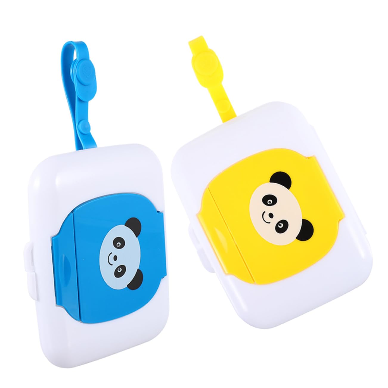 Toddmomy 2pcs Baby Wipe Dispensers Portable Box for Diaper Bag Travel Outdoor Light Compact Design