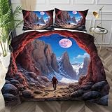 Dozrmey Funda Nórdica Cama 90 Desierto Gobi Amarillo,AQ3128