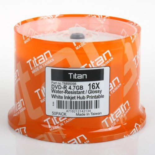 Amazon.com: Ridata CD-R White Inkjet Printable 100 Disc Pack (Two ...