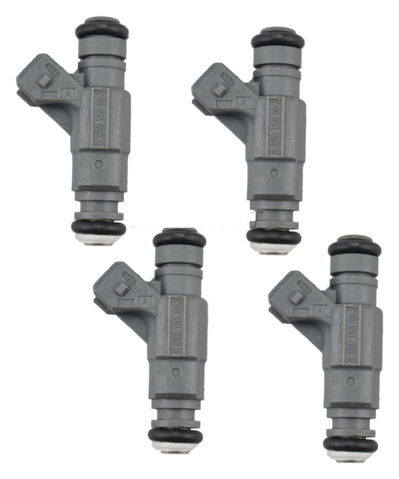 Qwqwfa One Color Petrol Fuel Injector For A3 Tt For Quattro 1.8L L4 2003-2006 3.2L 06A906031bc Fj896 Fuel Injector 4Pcs 0280156063 Injection Injectors