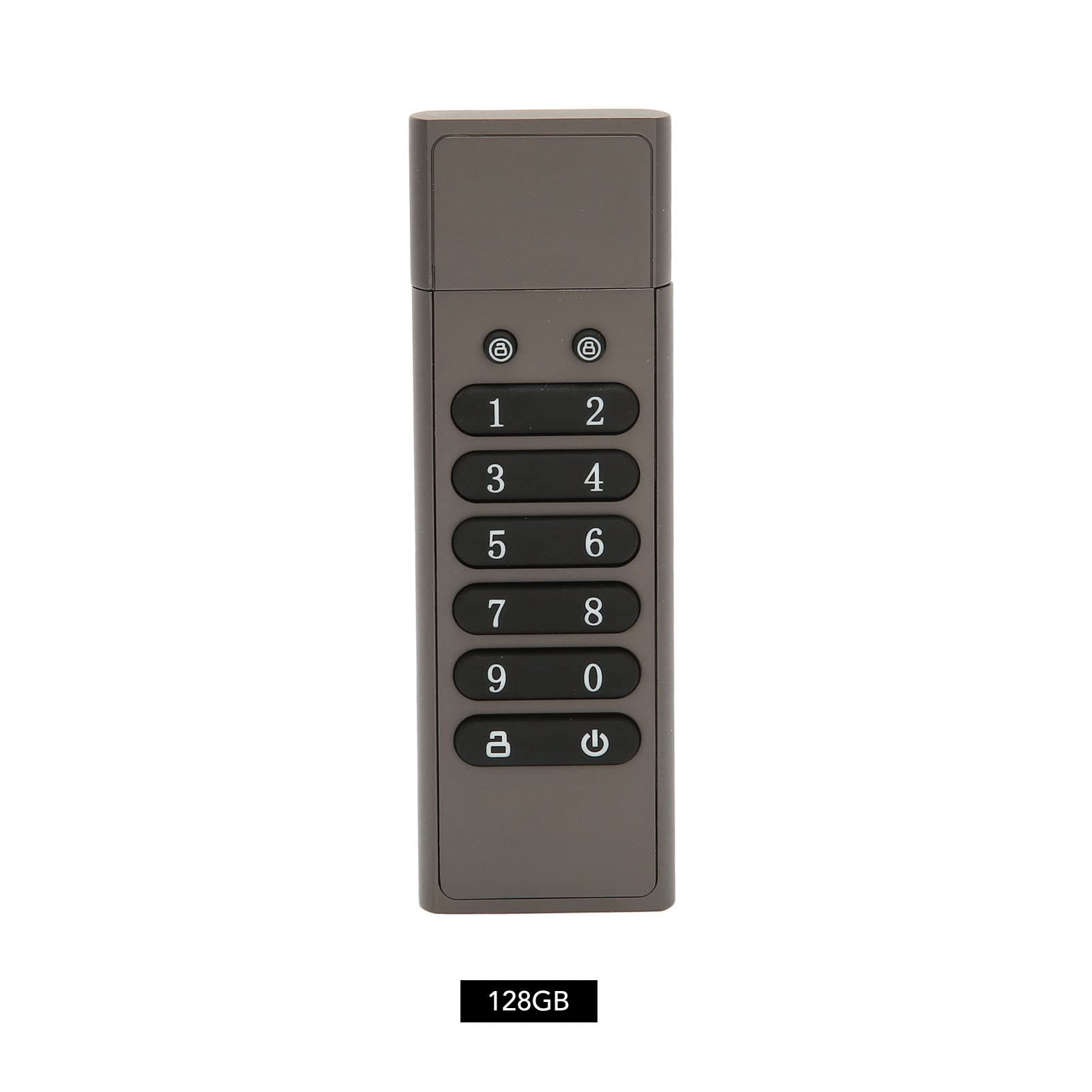 Chiavetta USB Sicura, Chiavetta USB 3.1 in Lega di Zinco da 100 Mbyte/s Chiavetta USB ad Alta velocità U Flash, Chiavetta USB Crittografata per la Sicurezza dei Dati Personali(128GB)