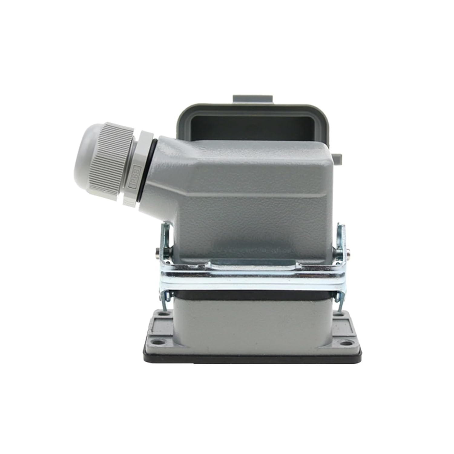 HDC-HE-06 Heavy Duty Connector 6-pin Industrial Waterproof Aviation Socket Plug with Protective Cover 500V 16A(Side Line with Cap)