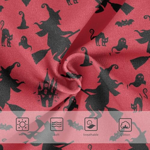 Little Girl Underwear Toddler Panties Kids Undies Halloween Cat Witch Soft Cotton Briefs 2T-8Y3