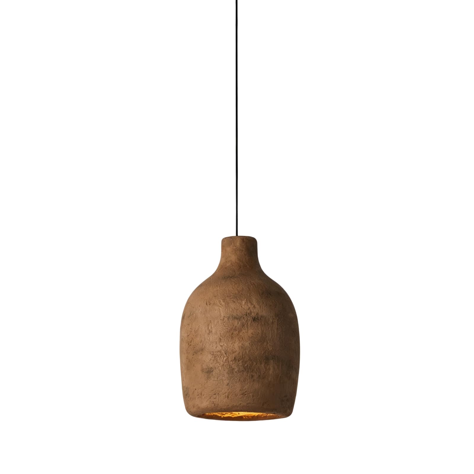 YNVIOZM Mid-Century Industrial Resin Pendant Light, Wabi Sabi Farmhouse Vintage Hanging Ceiling Lighting Fixture, Japanese Antique Hanging Lights for Dining Room Hall Bedroom, Hallway