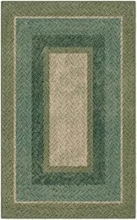 Brumlow Mills Muted Braided Print Home Indoor Area Rug for Living Room Decor, Dining, Kitchen Rug, or Bedroom Mat, 2'6