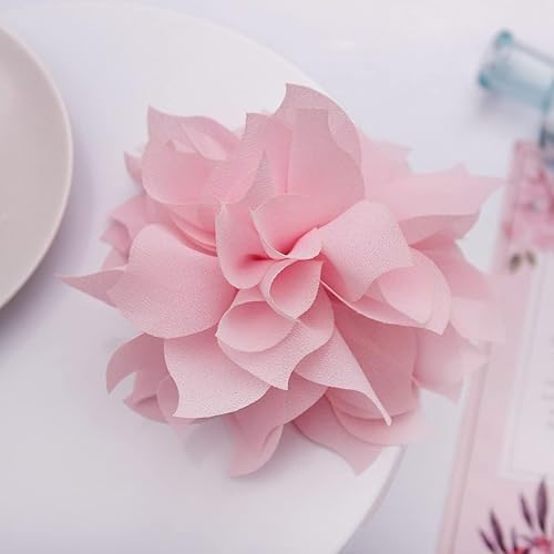 Miniatura 3 de Lady Peony - Broche de seda acutiflorous para fiesta de boda, ramillete para la cabeza para el cabello, flores  Pinzas para el pelo de flores