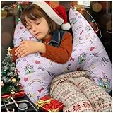 OHAANYY Cuscino Auto Bambini, Cuscino Viaggio Bambini, Lavabile in lavatrice, Cotone, Comodo, Design a Forma di H, Viaggi in Auto