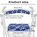 Maiyoinou Camo Walker Seat Cover Rollator Seat and Back Rest Covers Easy to Use Rollator Storage Under Seat Bag Folding UnderSeat Walker Pouch for Seniors Detachable (3 Pieces)