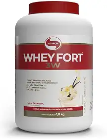 Vitafor - Whey Fort 3W - 1,8Kg - Baunilha