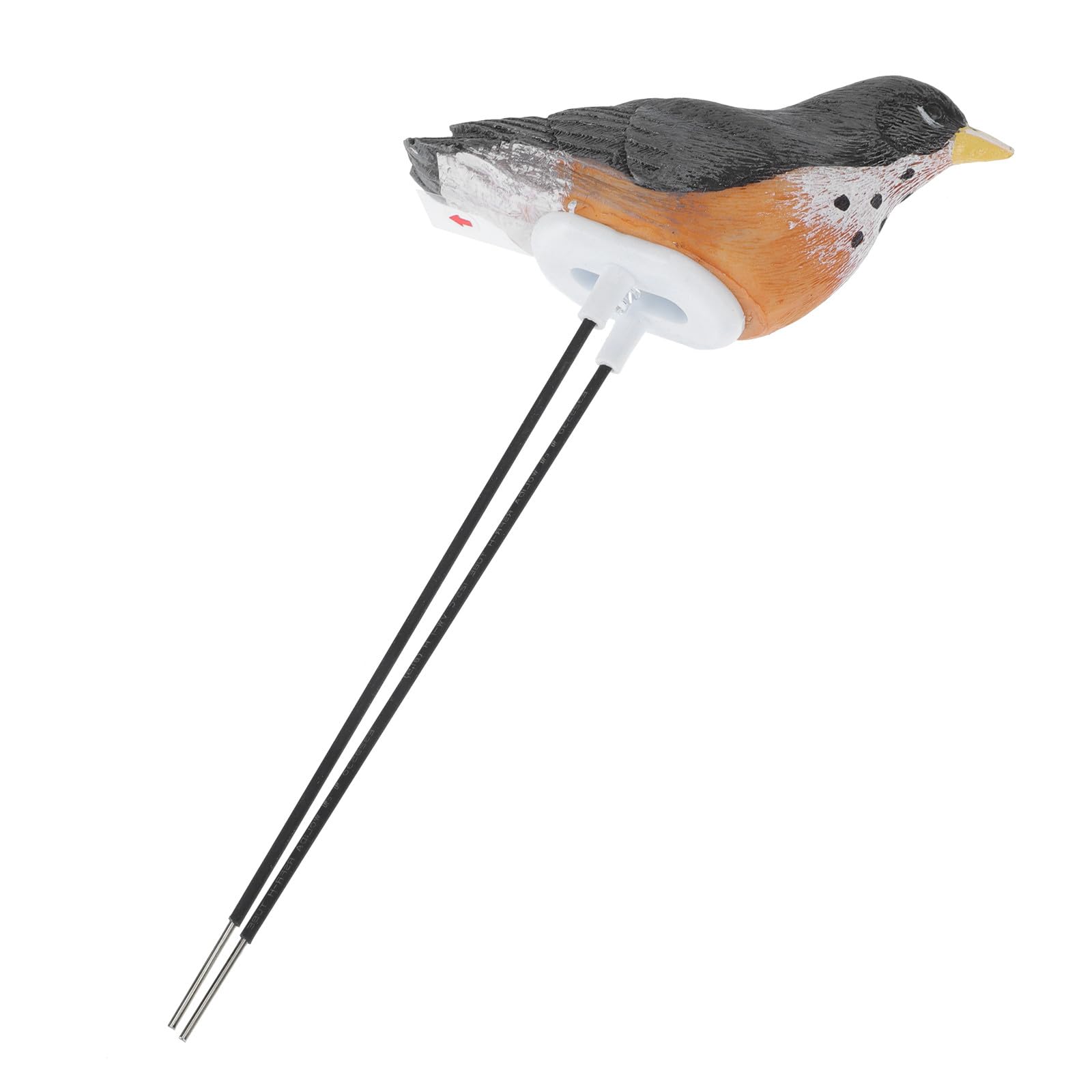 Testeur D'humidité Sol en Résine Forme Oiseau Alarme D'arrosage pour Plantes en Pot, Capteur Noir Prévient Le sous-arrosage, pour Usage Intérieur
