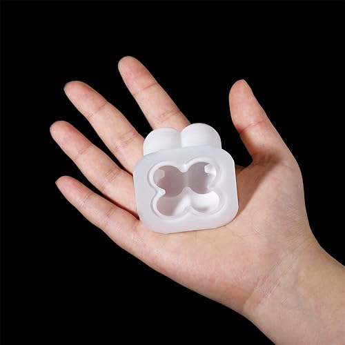 Miniatura 5 de AGCFABS Molde estereoscópico de vela en forma de cubo estereoscópico para aromaterapia, resina epoxi, molde de velas de yeso de silicona, para