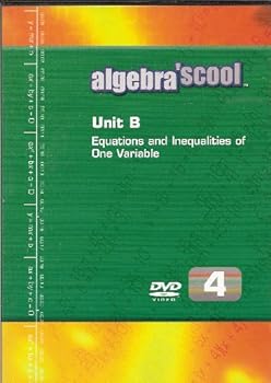 DVD algebra'scool (Equations and Inequalities of One Variable, Unit B - 4) Book