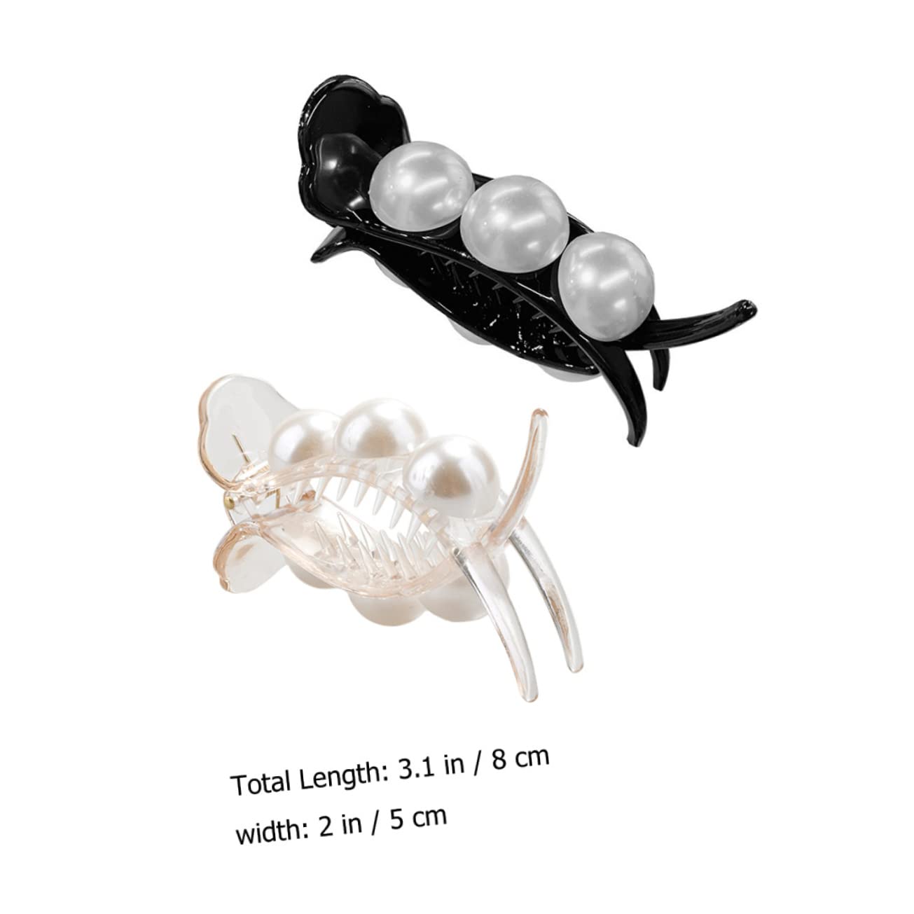 minkissy 12 Piezas Horquilla De De Caballo Cabello Garras De Pelo Sostenedor Del Pelo De La Espalda Clip De La Garra Del Pelo De Las Mujeres Pequeño Gran Horquilla Simple
