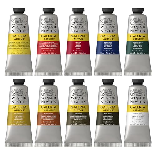 Winsor & Newton 2190517 Galeria Acrylic Paint, 10 X 60Ml (2--Oz) Tube Paint Set thumb #4