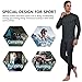 Men’s Thermal Underwear Fleece Lined Base Layer Long Johns Set Top and Bottom Winter Sports Suits