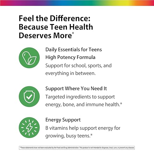 Rainbow Light Teen Multivitamin Caplets