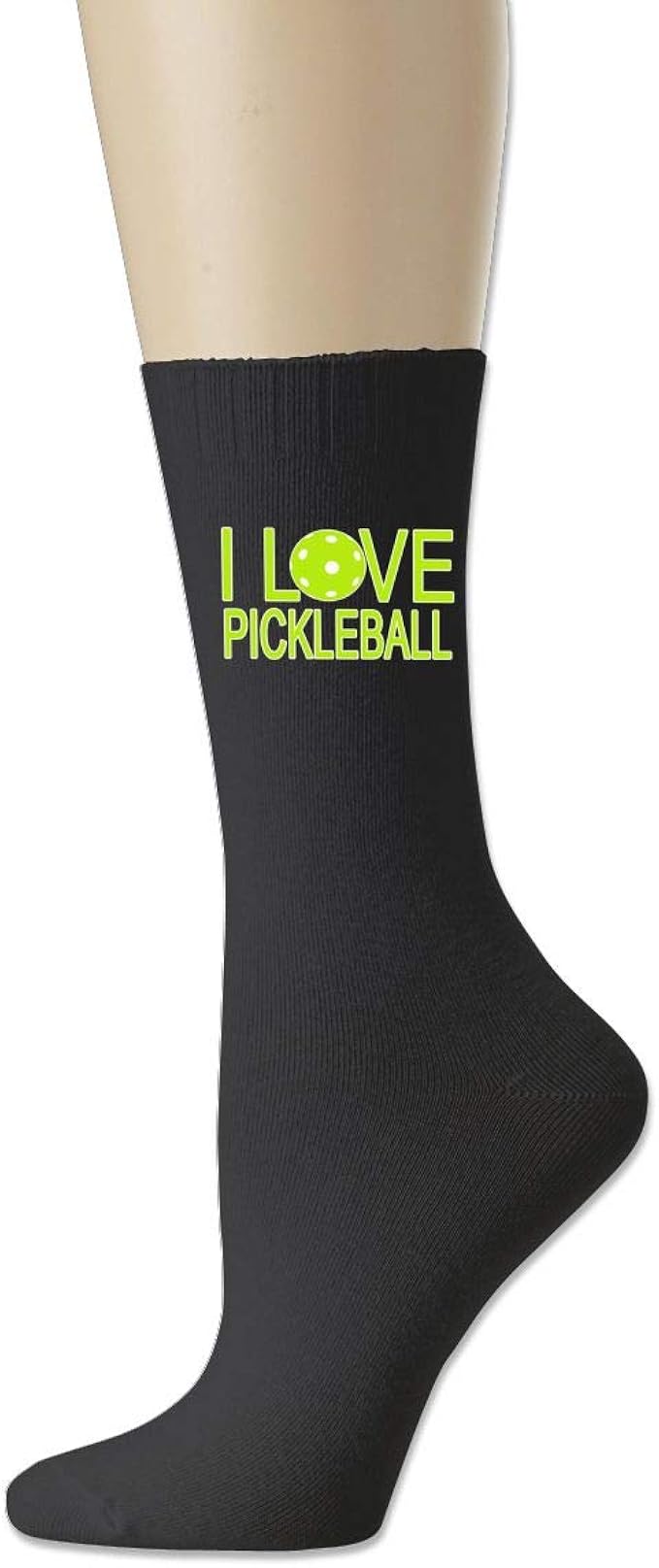 I Love Pickleball Adult Mens Womens Comfortable Cotton Sock Clothing