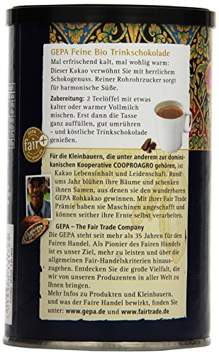 GEPA Feine Bio Trinkschokolade (1 x 250 g Packung) - Bio
