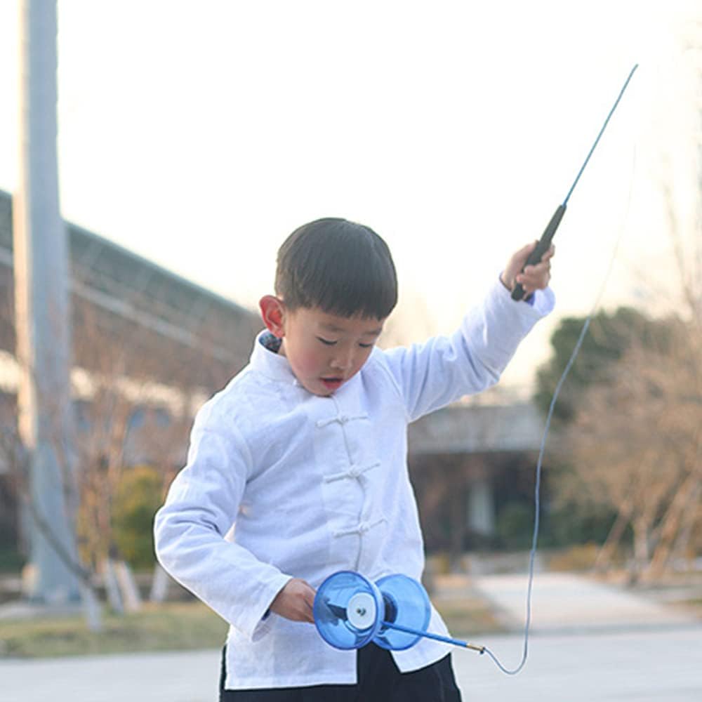 tooloflife Professional Ball Bearing Diabolo with 10m Rope + Pole + Net Bag, Chinese Yoyo Toy