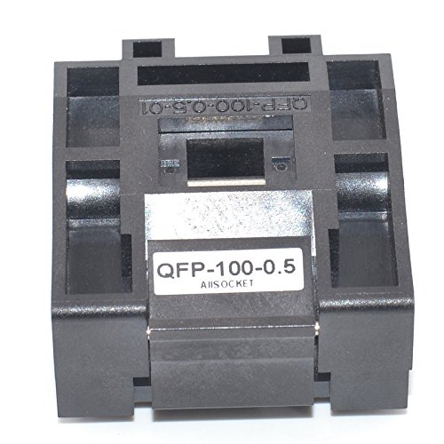 qfp100-05 socket ic burn-in tesing socket otq-100-05-09 05mm pitch 14x14mm ic dimension clamshell socket soldering versionqfp100-05