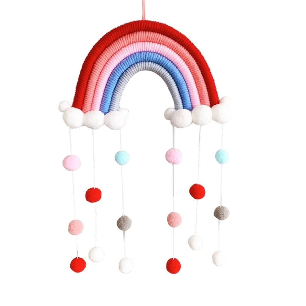 Décoration chambre arc-en-ciel en coton pour créer un cocon bohème et chaleureux