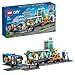 LEGO 60335 City La Gare, Jouet avec Bus, Nacelle Élévatrice, 6 Minifigurines et Plaques de Route, Compatible avec Les Sets de Train City, Dès 7 Ans