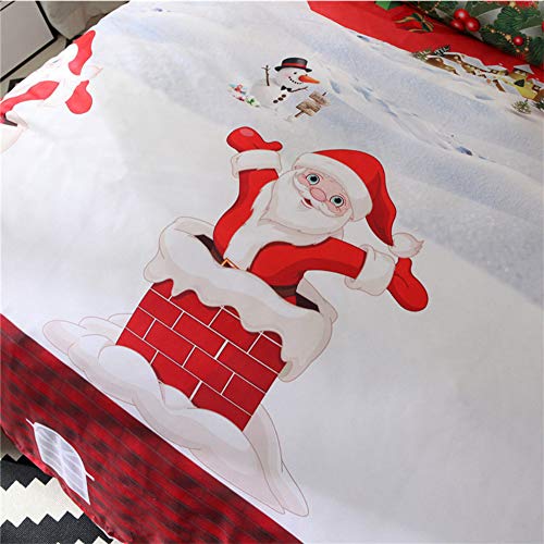Housse de couette Père Noël 3D, le cadeau idéal pour le lit double - 5