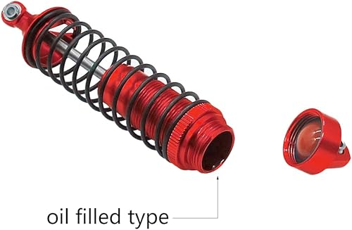Vista 11 de RCAWD 4 amortiguadores de aleación, delanteros y traseros, compatibles con ARRMA 3S BLX, amortiguador y amortiguador para Arrma New, Old, Big Rock