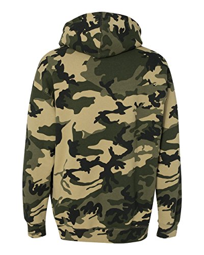 Independent Trading Co ITC Mens Hooded Pullover Sweatshirt IND4000, Army Camo, X-Large3