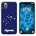 Produktbild PhoneNatic Case kompatibel mit Apple iPhone 11 Pro Silikon-Hülle SternzeichenAquarius M10