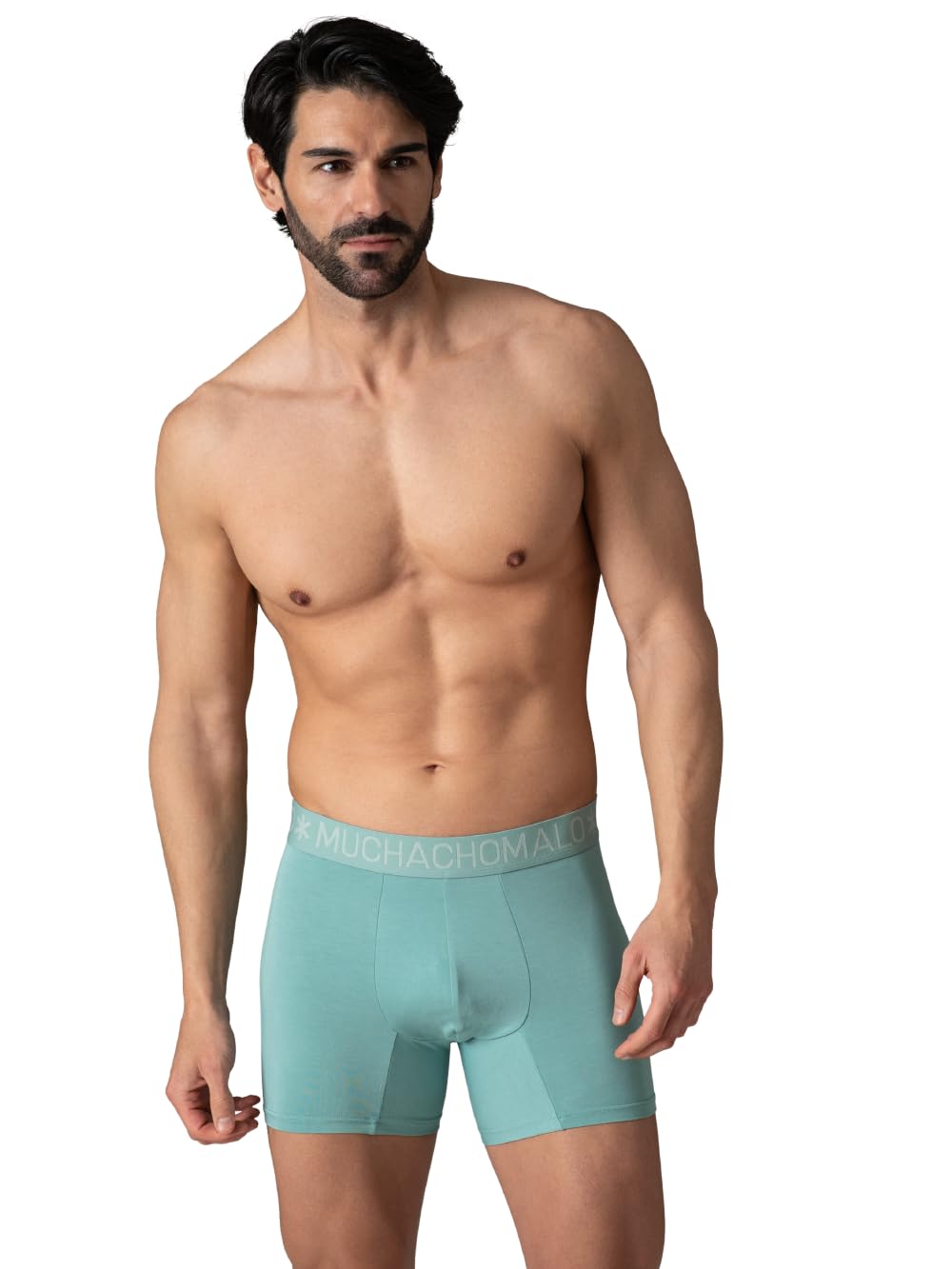 Muchachomalo Slip da uomo, biancheria intima liscia in bambù, confezione da 3 pezzi, boxer lisci e taglio classico per un maggiore comfort con elastico in vita