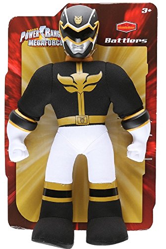 Peluche Power Rangers Megaforce Black cadeau anniversaire doudou 30cm