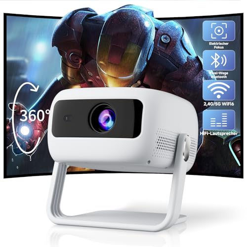 【360° Drehbarem】 VISULAPEX S3Lite 15000LM Projektor Beamer Keystone Elektrisch 1080P Unterstützt Bidirektionalen Bluetooth, 50{86f1141f8a1ae9d047129294f09944c2a122cbd16b073485a62e2cb76214a839} Zoom, Ideal für Heimkino Beamer Kompatibel mit Handy PC 【360° Drehbarem】 VISULAPEX S3Lite 15000LM Projektor Beamer Keystone Elektrisch 1080P Unterstützt Bidirektionalen Bluetooth, 50{86f1141f8a1ae9d047129294f09944c2a122cbd16b073485a62e2cb76214a839} Zoom, Ideal für Heimkino Beamer Kompatibel mit Handy PC
