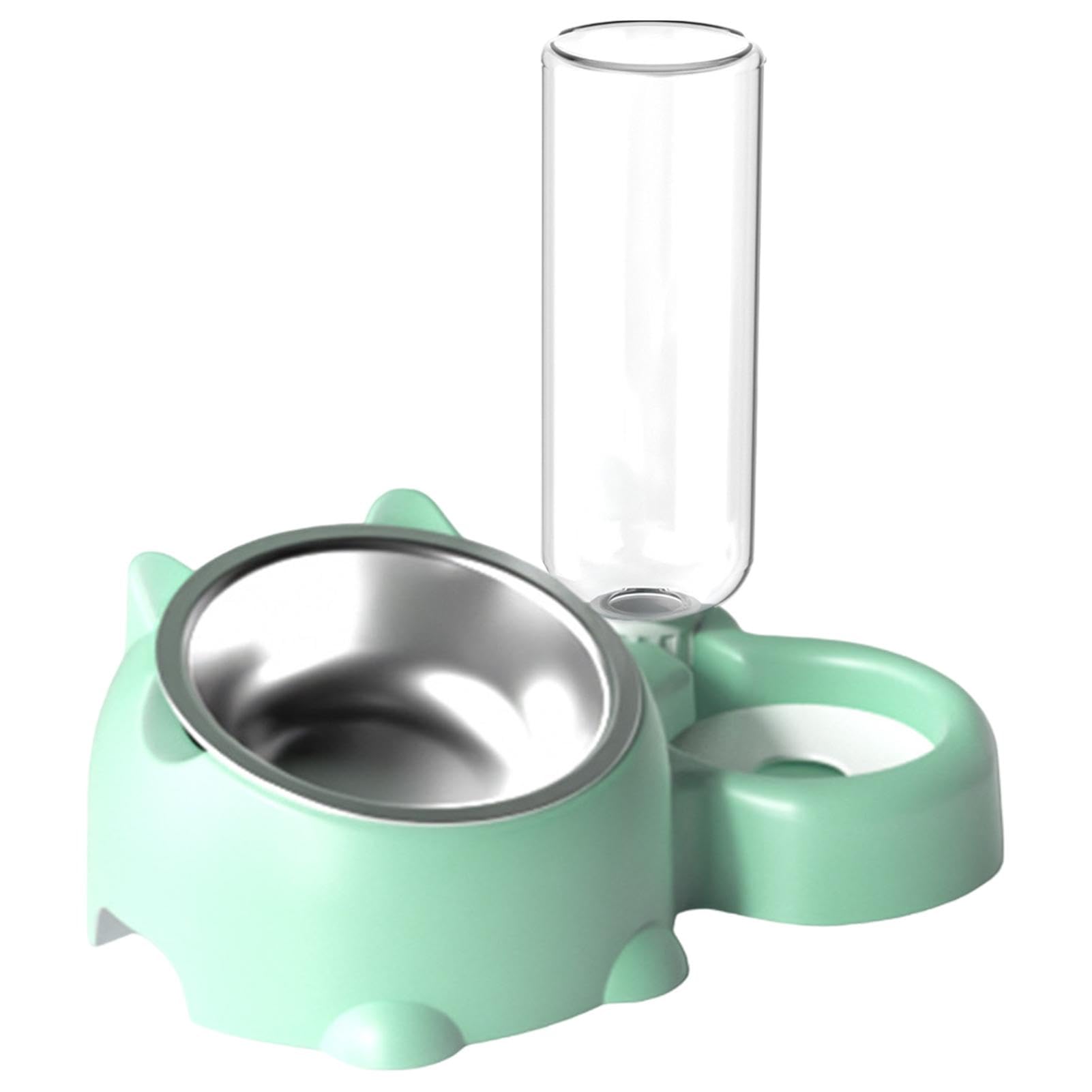 Distributeur d'eau chat et gamelle amovible pour alimentation saine petits chiens