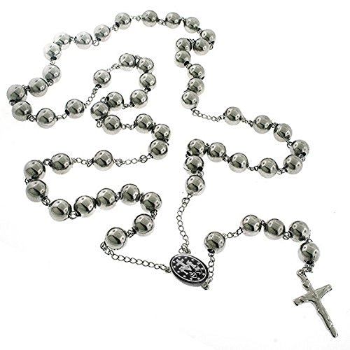 ToTeM Catholic Stainless Steel Rosary Beads 18