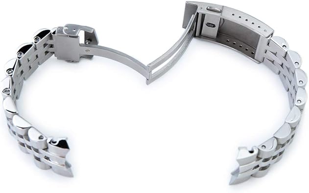 MiLTAT 20mm Angus-JUB Watch Band compatible with Seiko Alpinist SARB017 SPB155 SBEJ005 Hamilton Khaki H70455733
