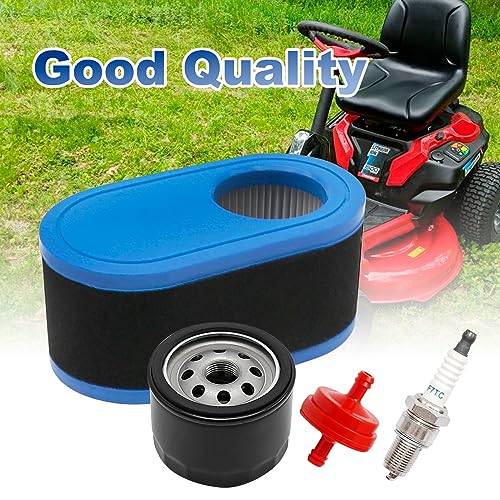 laffoonparts 937-05065 951-12260 Air Filter + 951-12690 Oil Filter Replacement for Troy Bilt TB30 TB30R Lawn Rider, for Craftsman Powermore 420CC T1000 CC760ES Cub Cadet CC30 CC30H Lawn Mower by laffoonparts - Image 2